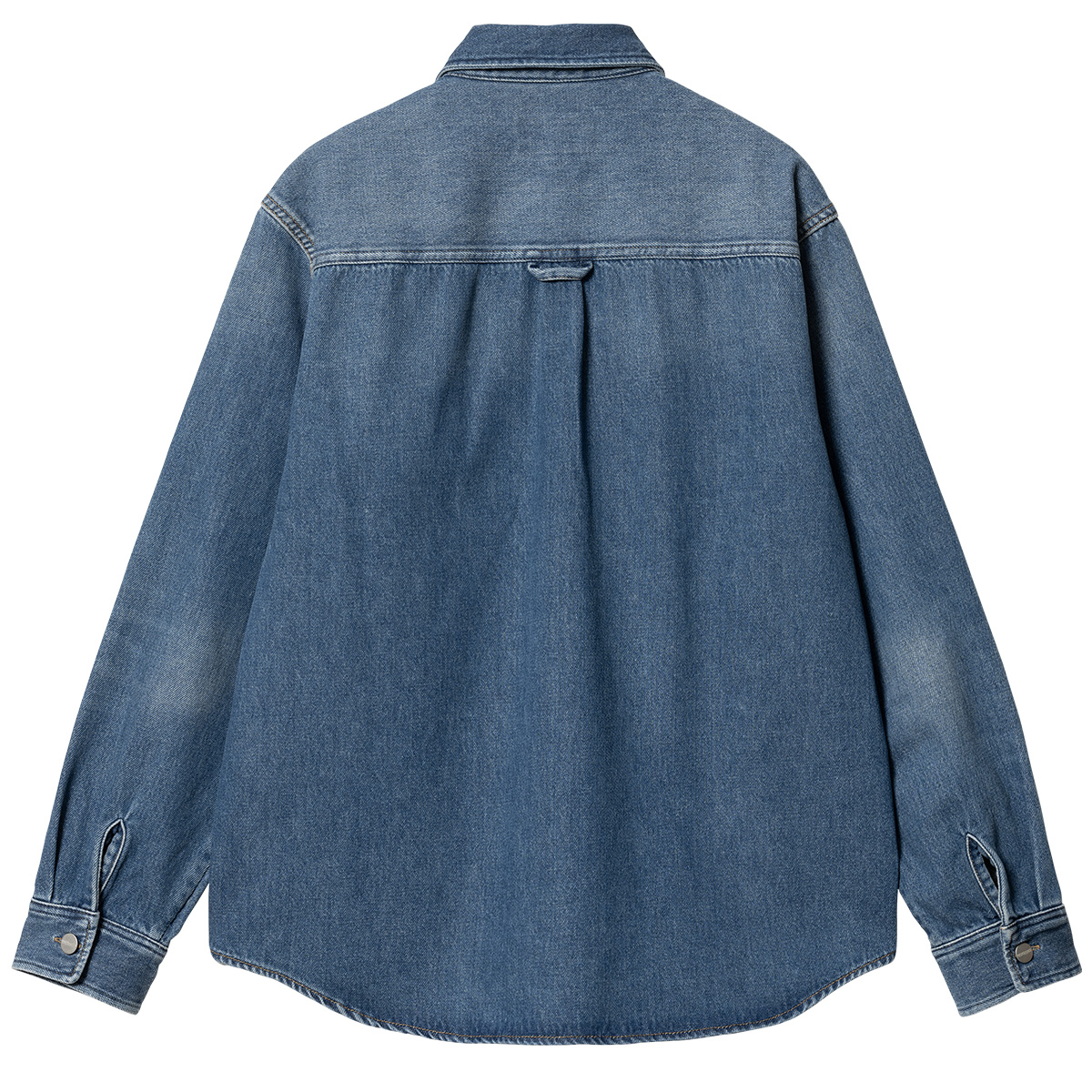 Carhartt WIP Harvey Shirt Jac Blue Dark Used Wash Carhartt WIP Harvey Shirt Jac Blue Dark Used Wash
