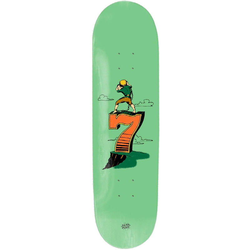 Pass-Port Dumb Luck Seven Skateboard Deck 8.5 Pass-Port Dumb Luck Seven Skateboard Deck 8.5
