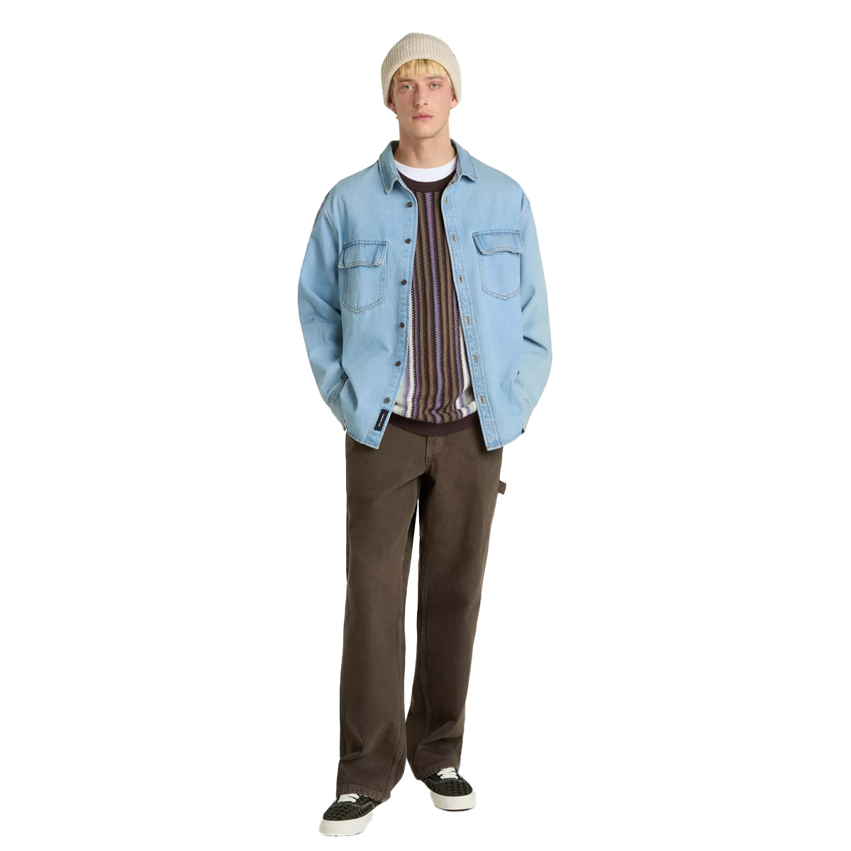 Vans Palmhill Denim Longsleeve Shirt Faded Denim Vans Palmhill Denim Longsleeve Shirt Faded Denim