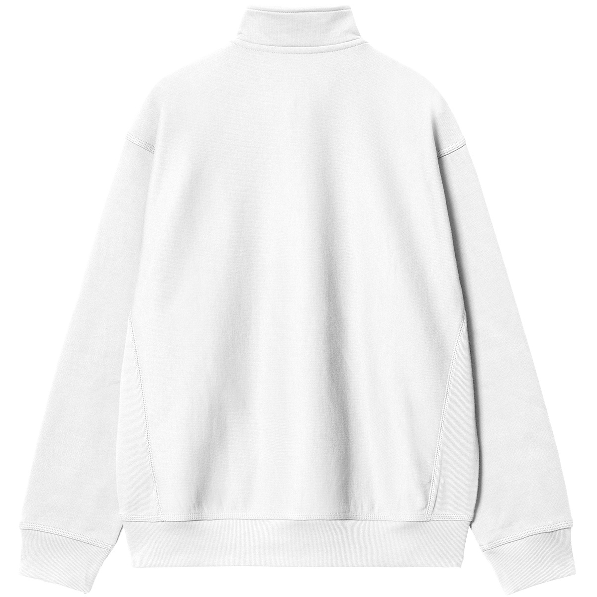 Carhartt WIP Half Zip American Script Sweater White Carhartt WIP Half Zip American Script Sweater White
