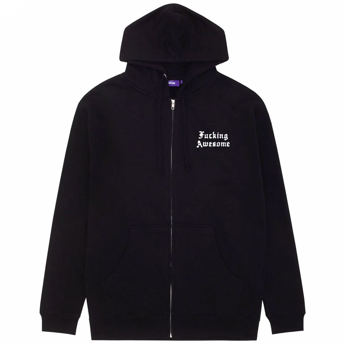 Fucking Awesome 14th Century Zip Hooded Sweater Black Fucking Awesome 14th Century Zip Hooded Sweater Black