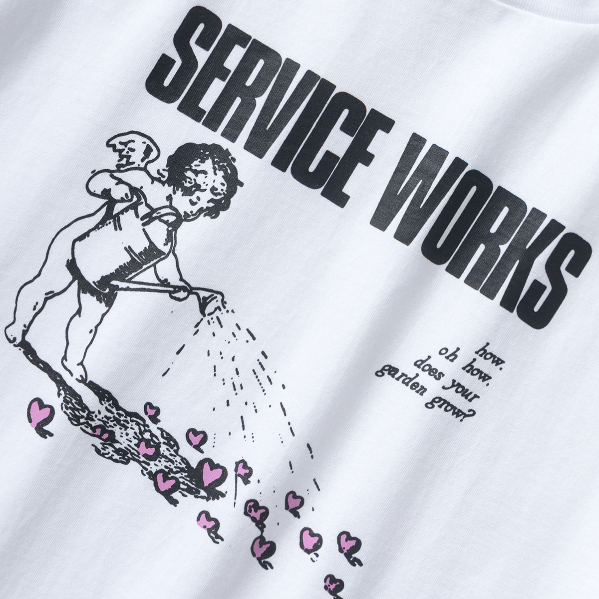Service Works Garden T-Shirt White