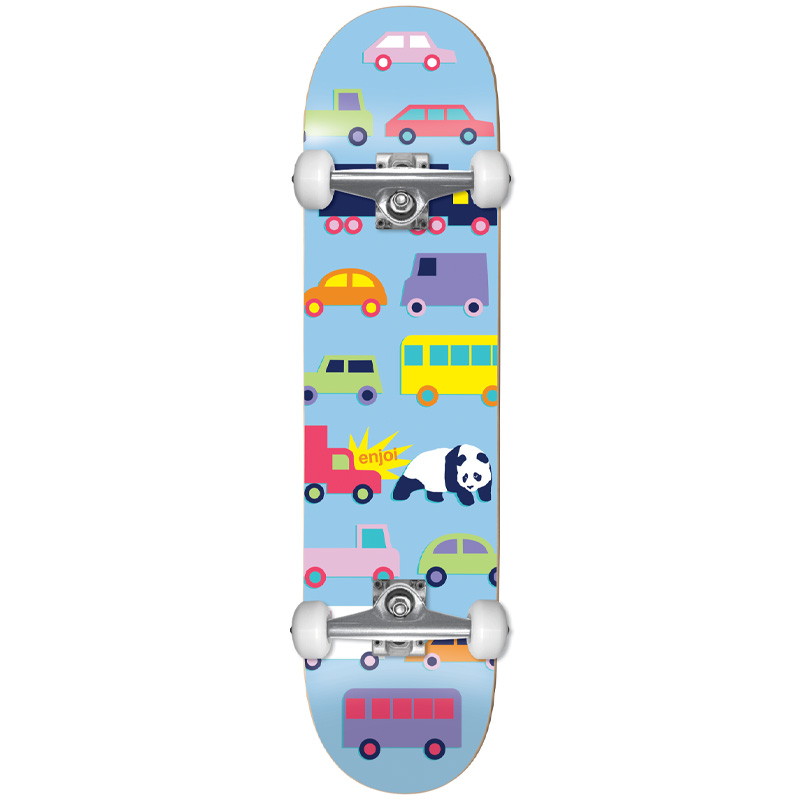 Enjoi Road Rage FP Complete Skateboard Blue 7.625 Enjoi Road Rage FP Complete Skateboard Blue 7.625