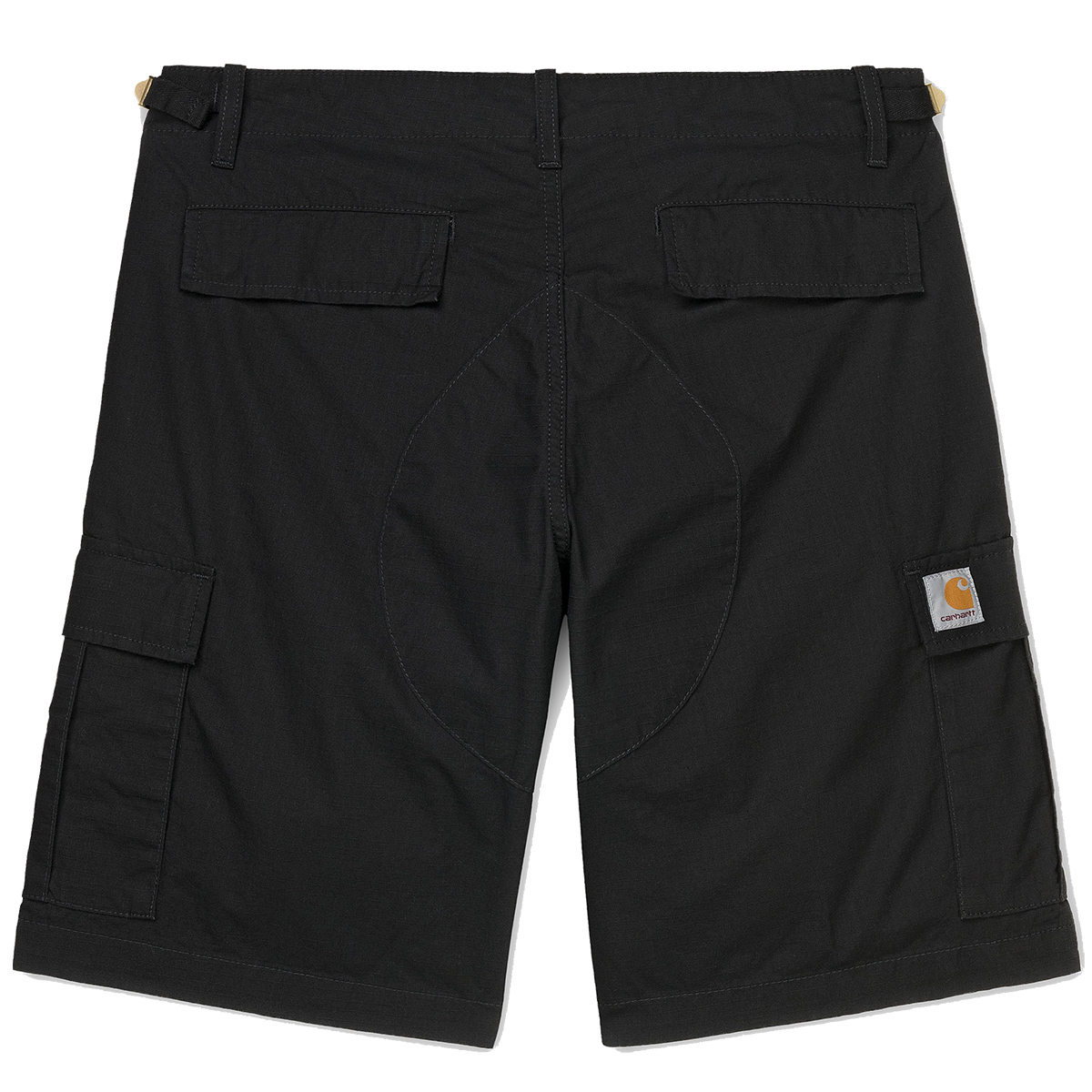 Carhartt WIP Aviation Short Black Rinsed