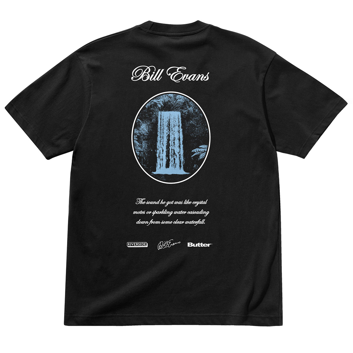 Butter Goods x Bill Evans Crystal Notes T-shirt Black