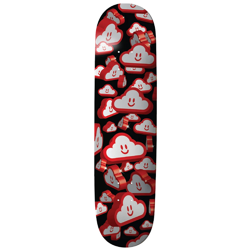 Thank You Candy Cloud Skateboard Deck Black 7.75 Thank You Candy Cloud Skateboard Deck Black 7.75