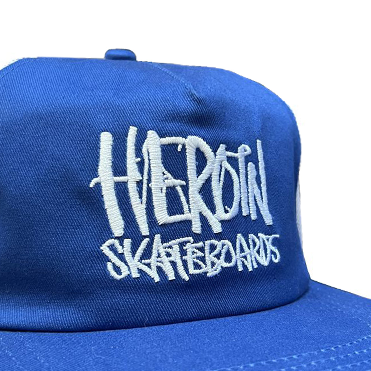 Heroin Marker Trucker Cap Royal Blue 