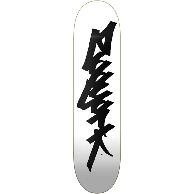 Zoo York OG 95 Tag Skateboard Deck White/Black 8.25