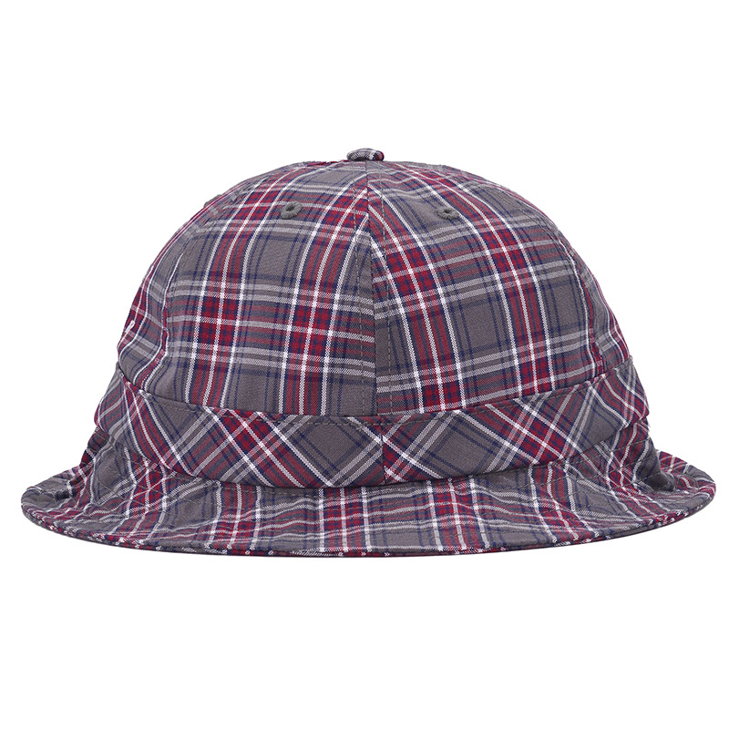 （訳ありセール 格安） Bell Checked Company Trading Pop Hat Check Grey 帽子
