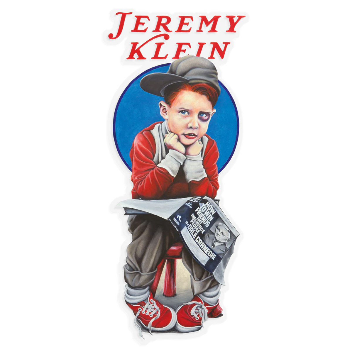 World Industries Jeremy Klein Black Eye Kid Sticker