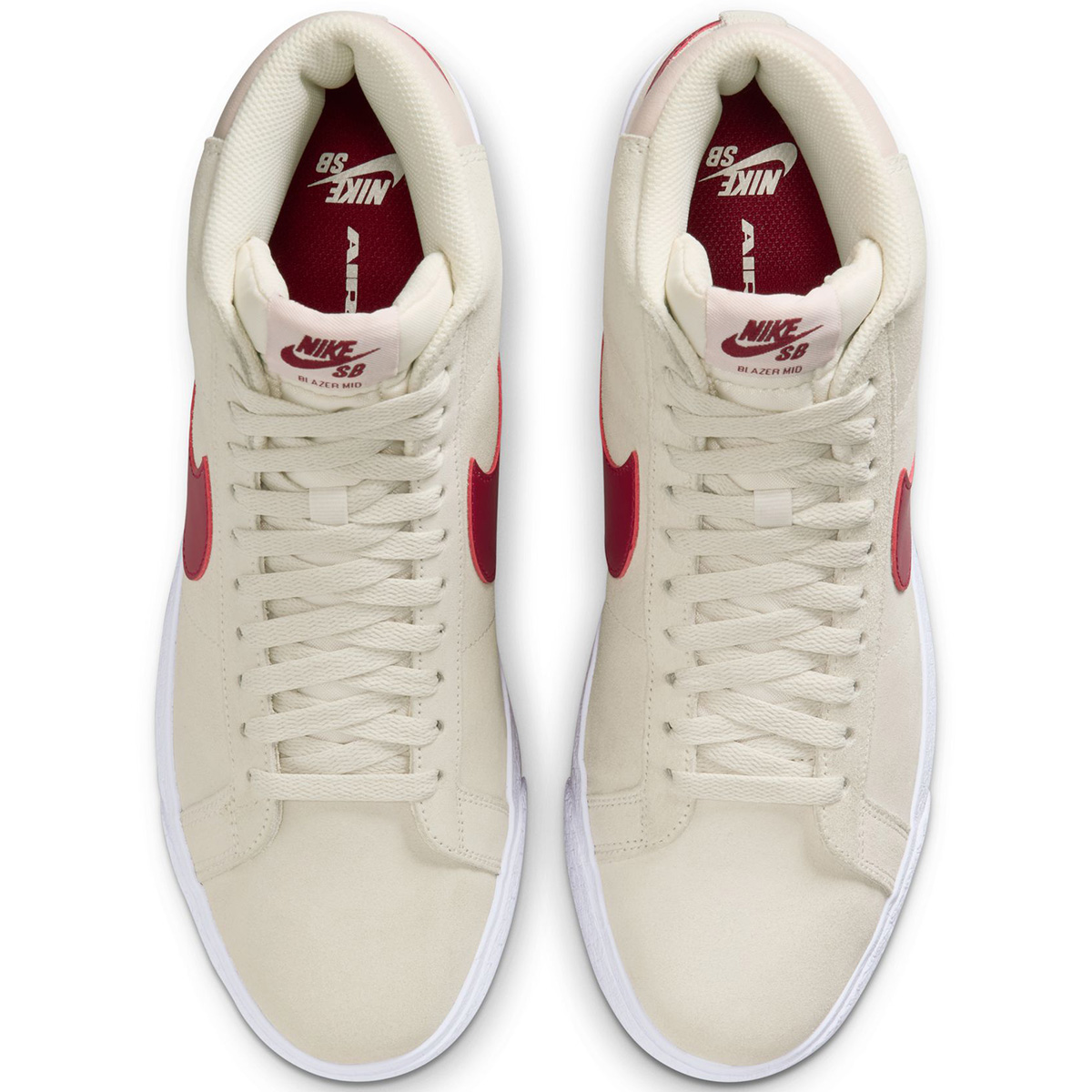 Nike SB Zoom Blazer Mid Pale Ivory/Noble Red-Silt Red-White-Gum Yellow Nike SB Zoom Blazer Mid Pale Ivory/Noble Red-Silt Red-White-Gum Yellow