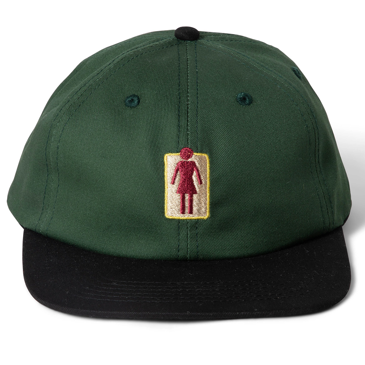 Girl OG Naturals 5 Panel Cap Forest Green