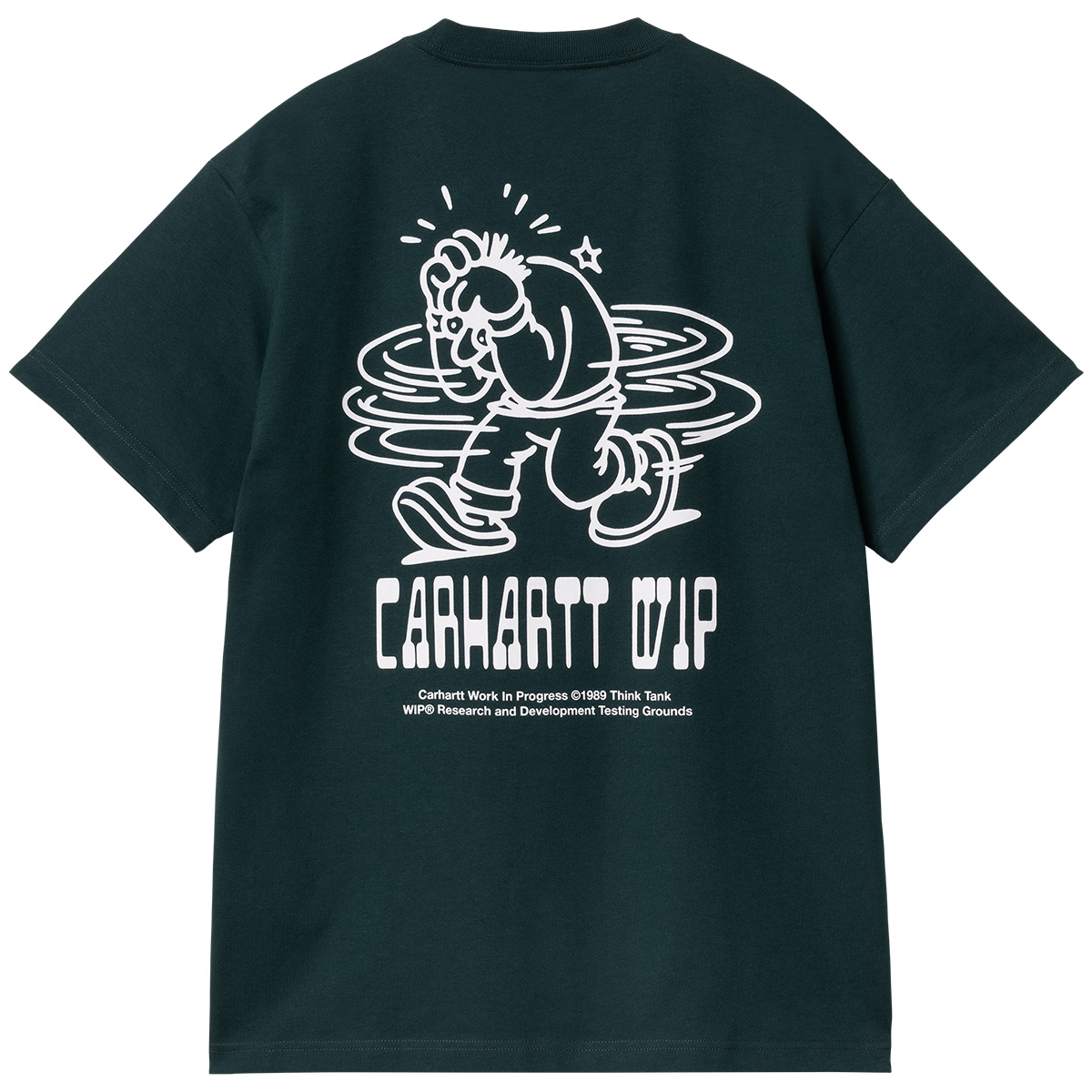 Carhartt WIP Think Tank T-Shirt Duck Blue Carhartt WIP Think Tank T-Shirt Duck Blue