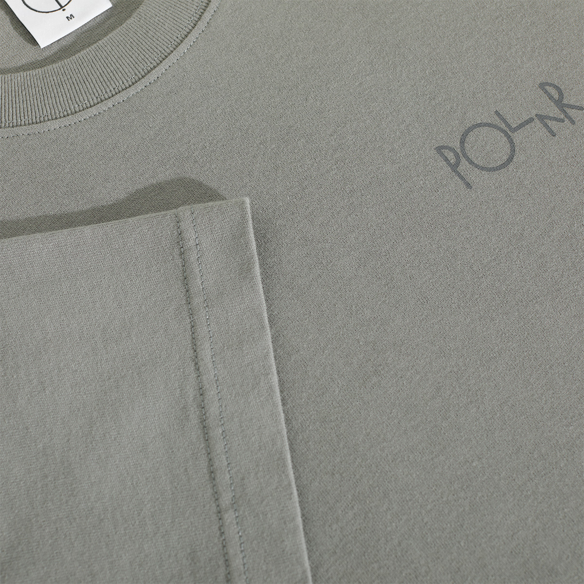 Polar Contrast Stroke Logo T-Shirt Grey Polar Contrast Stroke Logo T-Shirt Grey