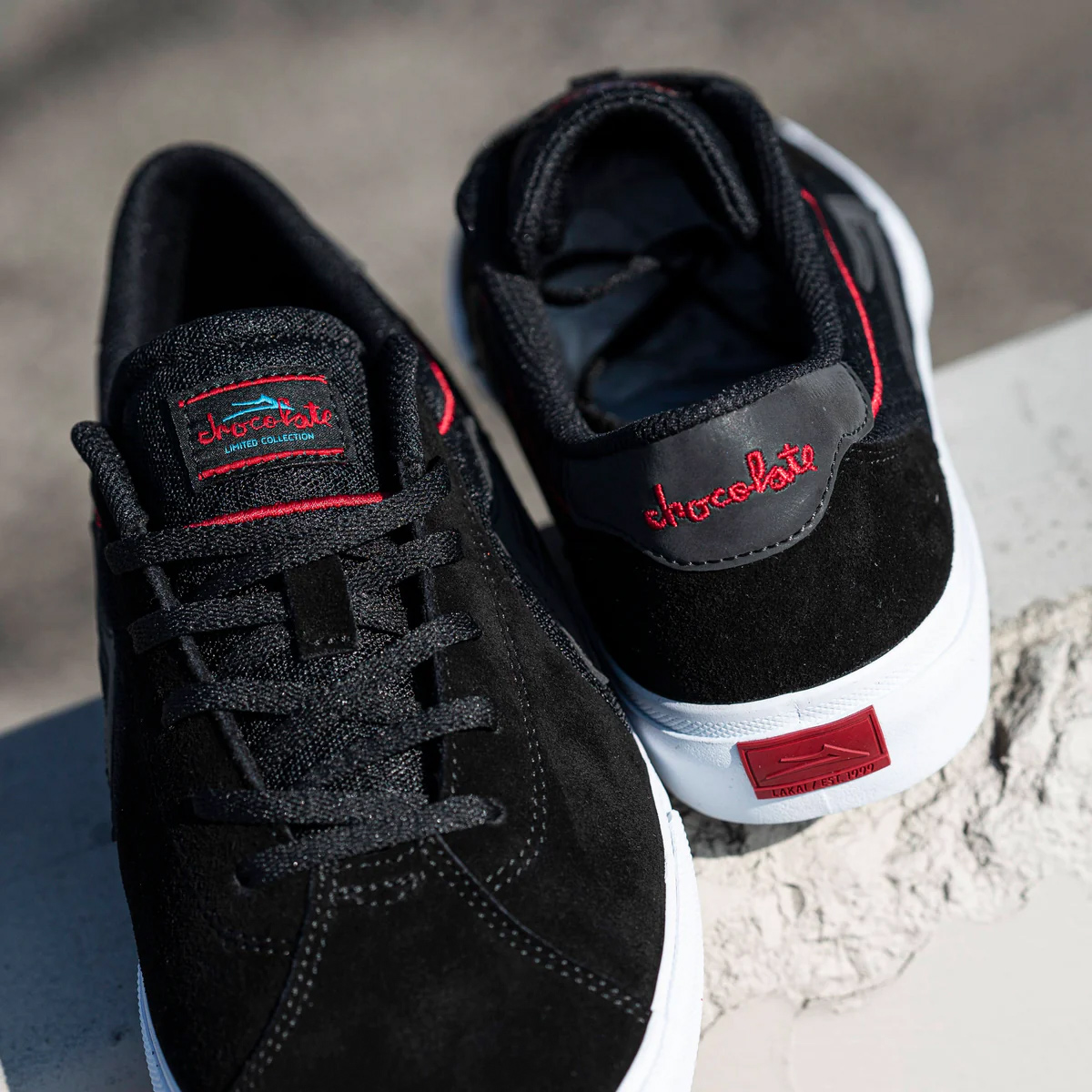 Lakai Flaco 2 Black/Red Suede Lakai Flaco 2 Black/Red Suede