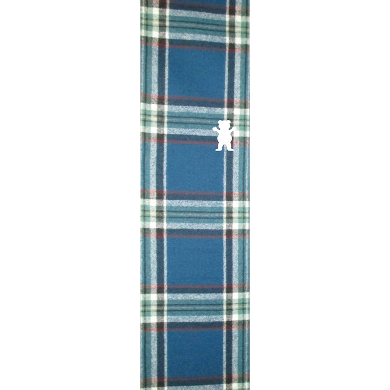 Grizzly Plaid OG Bear Griptape Sheet Blue 5