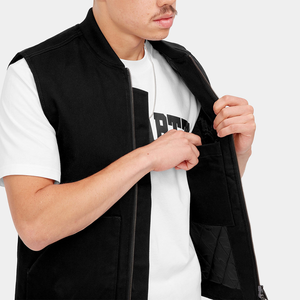Carhartt WIP Classic Vest Black Rigid Carhartt WIP Classic Vest Black Rigid