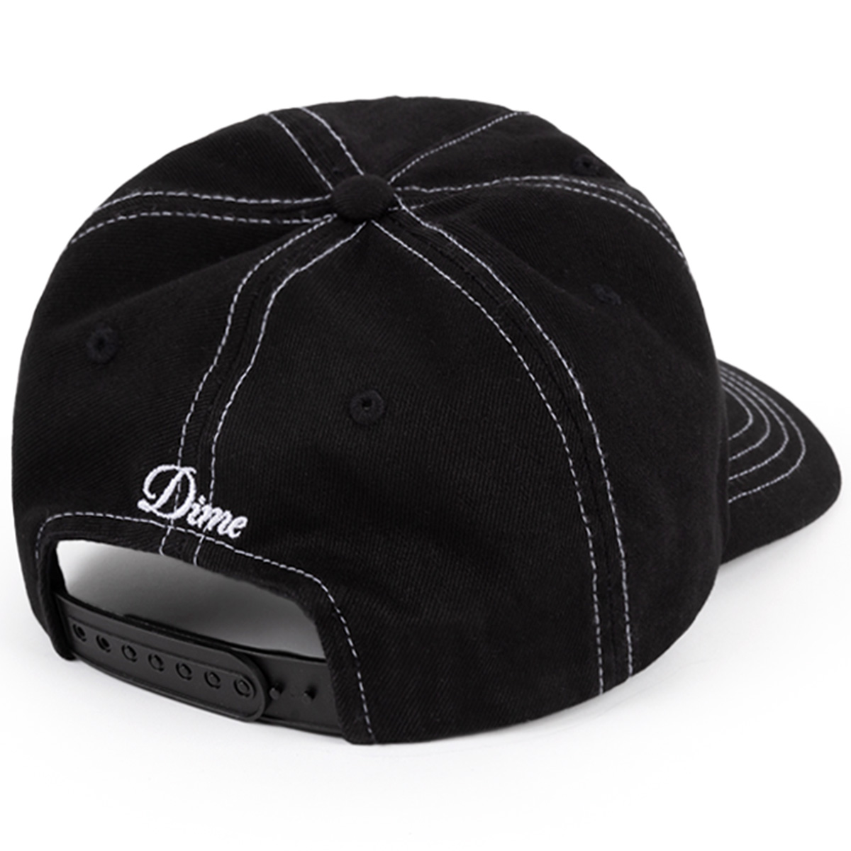 Dime Cursive Denim Worker Cap Black Washed