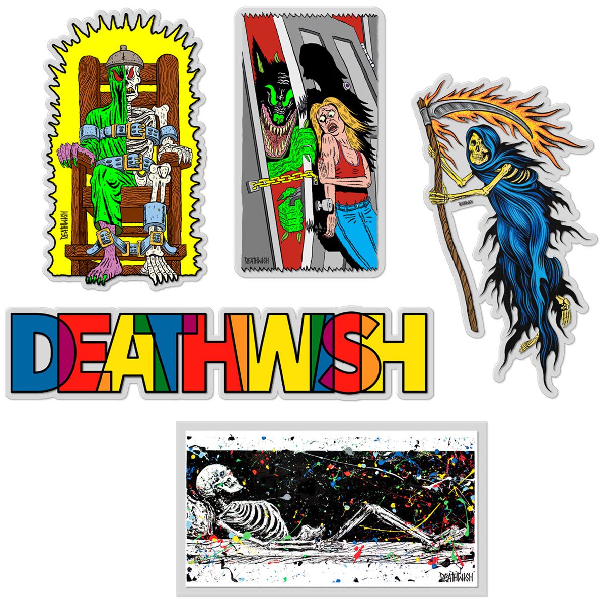 Deathwish Only Dreaming Sticker Assorted