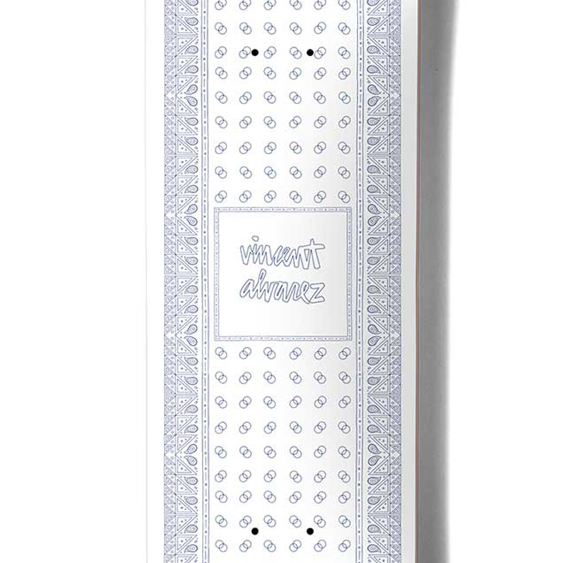 Chocolate Alvarez Bandana One Off Skateboard Deck 8.0
