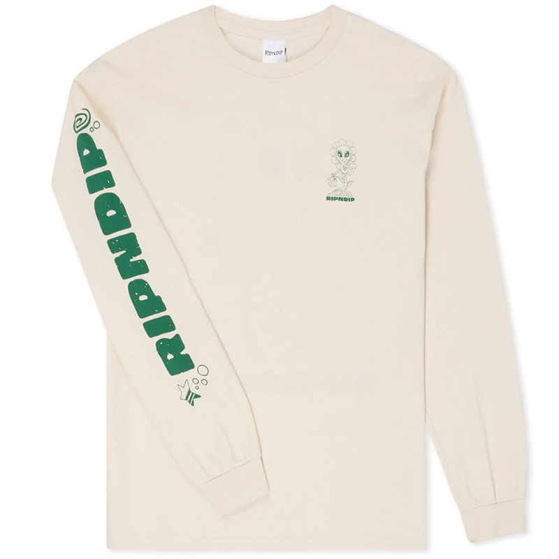 RIPNDIP Dance Forever Longsleeve T-shirt Natural