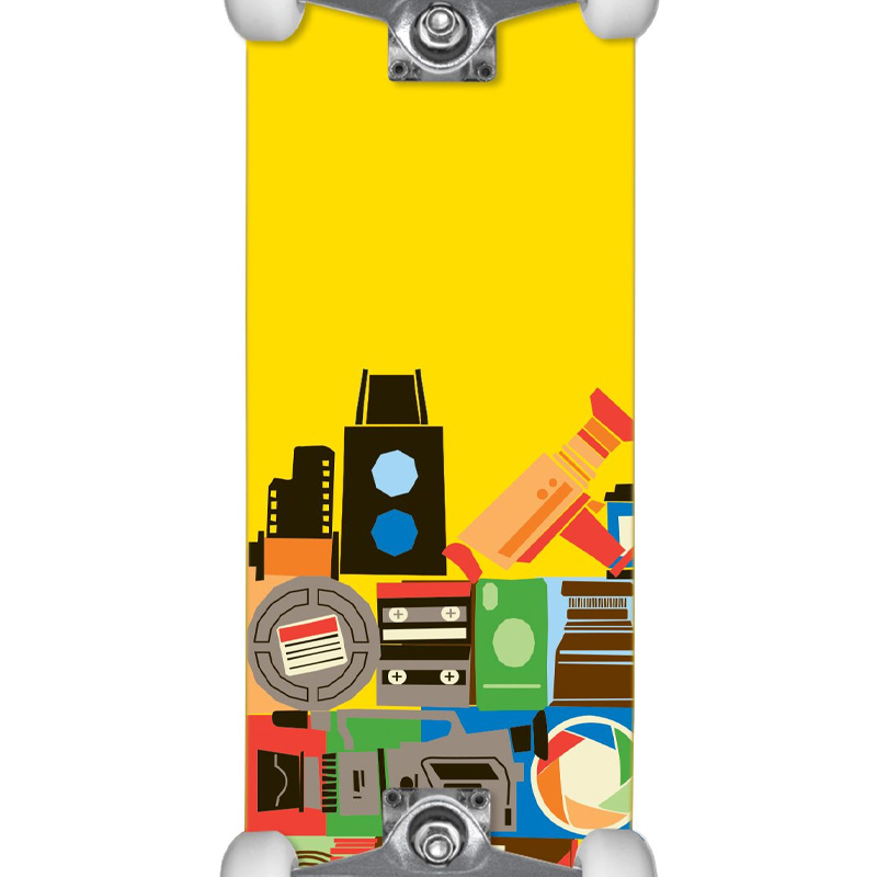 Cliché Document FP Complete Skateboard Yellow 8.0