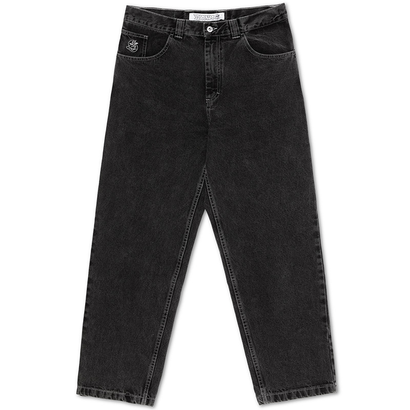 Polar 93! Denim Pants Silver Black Polar 93! Denim Pants Silver Black