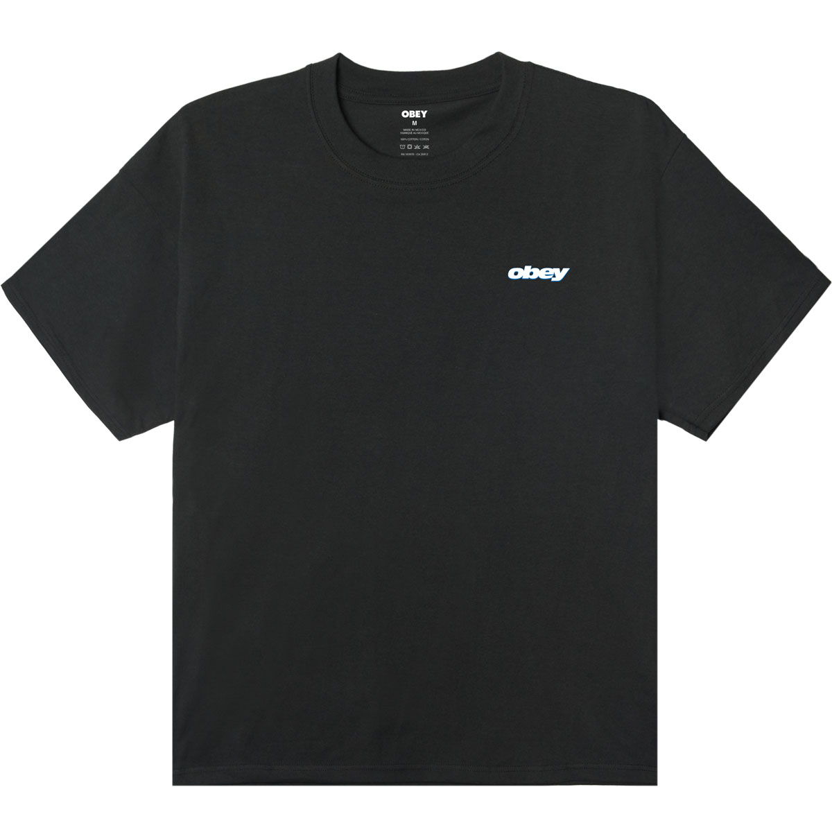 Obey Lips T-Shirt Vintage Black