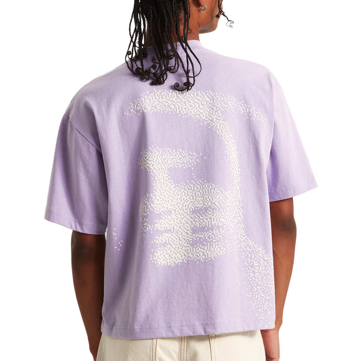 Vans Blurred Face Short T-Shirt Soft Orchid