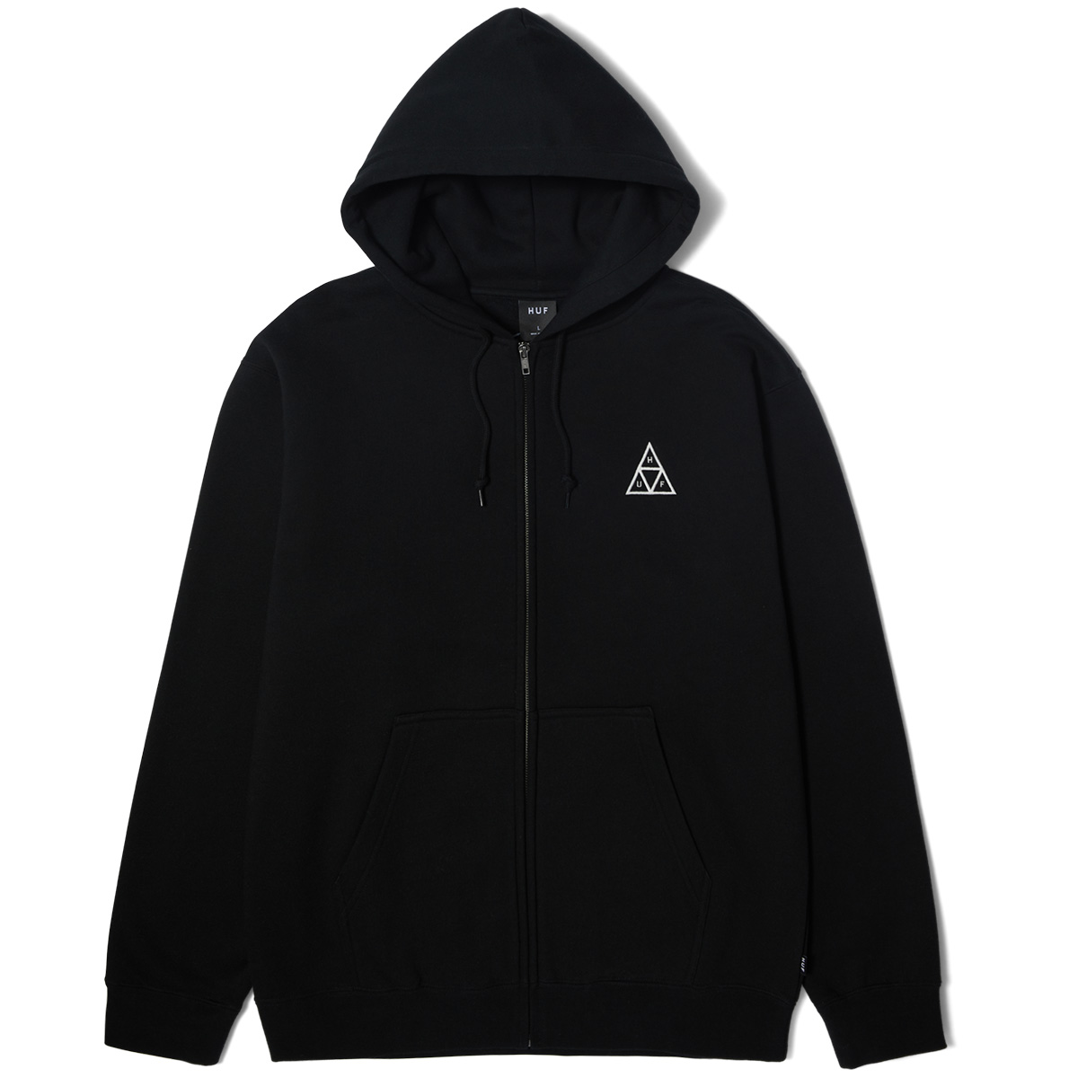HUF Set F/Z Hooded Sweater Black HUF Set F/Z Hooded Sweater Black