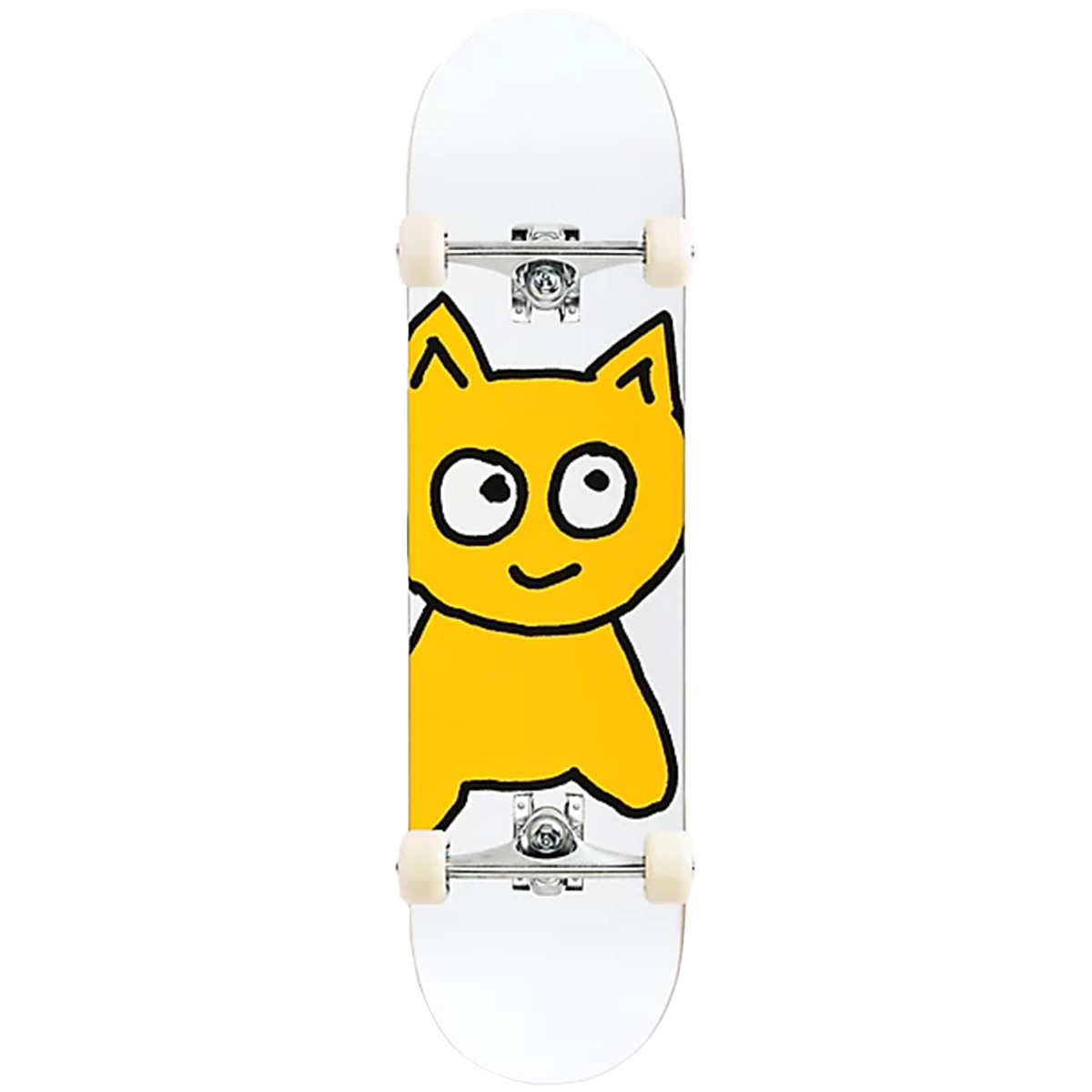 Meow Big Cat Complete Skateboard White 8.0 Meow Big Cat Complete Skateboard White 8.0