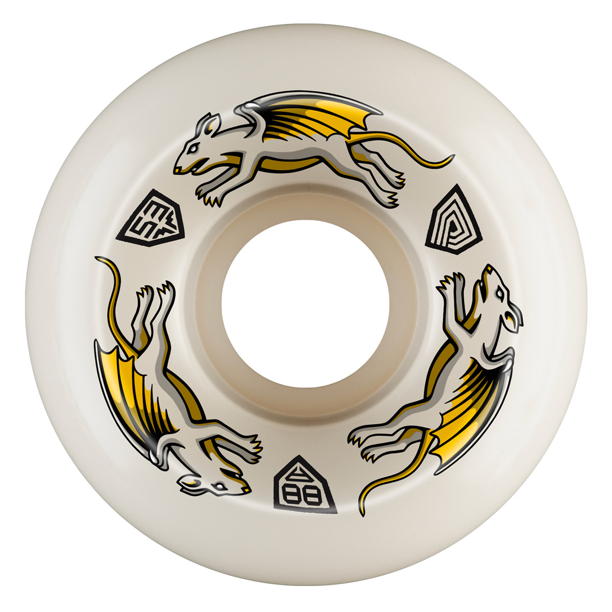 Powell Peralta Dragon Formula Nano Rat V6 Wide Cut Wheels 88A 53mm x 33mm Powell Peralta Dragon Formula Nano Rat V6 Wide Cut Wheels 88A 53mm x 33mm