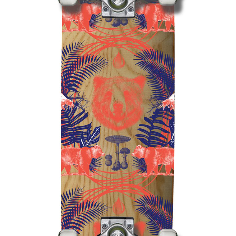 Grizzly Animal Kingdom Complete Skateboard 8.0 Grizzly Animal Kingdom Complete Skateboard 8.0