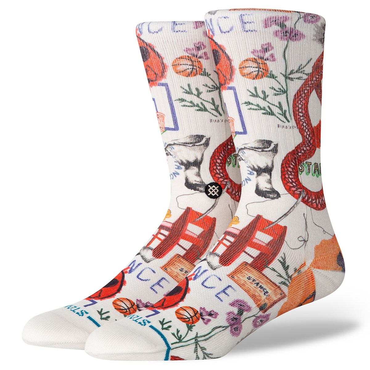 Stance Calication Crew Socks Canvas