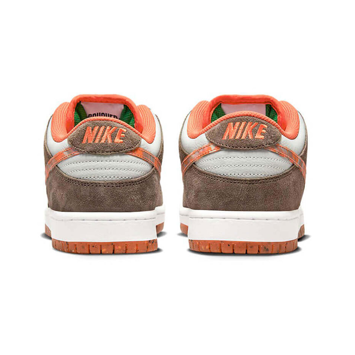 Nike SB Dunk Low Pro Qs Olive Grey/Mantra Orange-Rattan