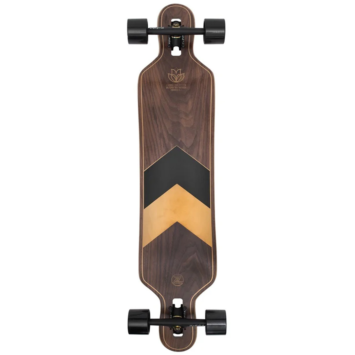 Z Flex Ruins To Roses Drop Through Complete Longboard 41.0