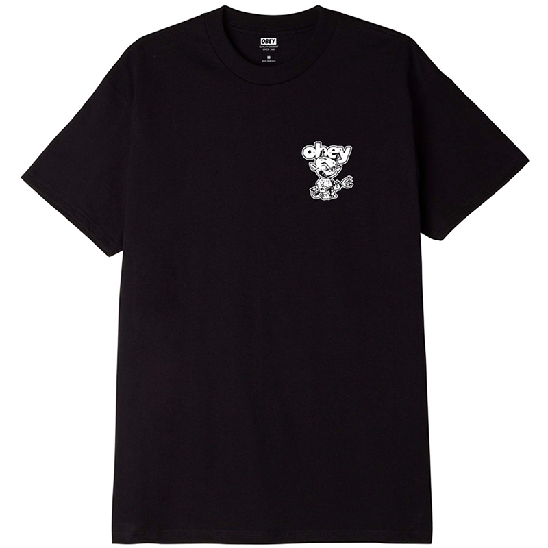 Obey Demon Classic T-Shirt Black Obey Demon Classic T-Shirt Black