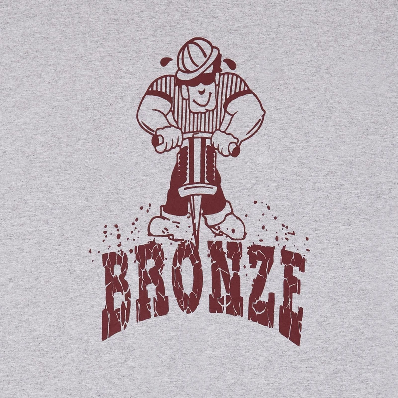 BRONZE 56K Jackhammer T-Shirt Grey BRONZE 56K Jackhammer T-Shirt Grey