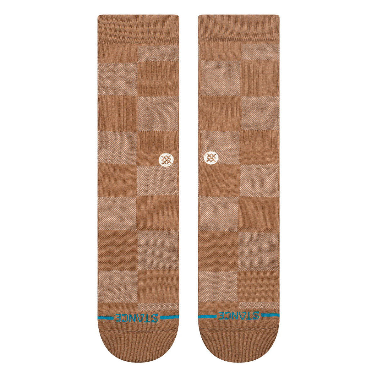 Stance Down And Out Crew Socks Brown Stance Down And Out Crew Socks Brown