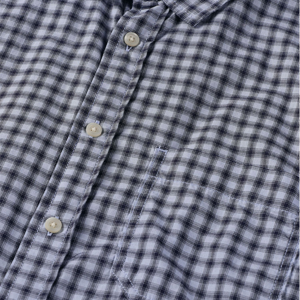 Vans Larkspur Mini Plaid Shirt Dawn Mist/Parisian Night