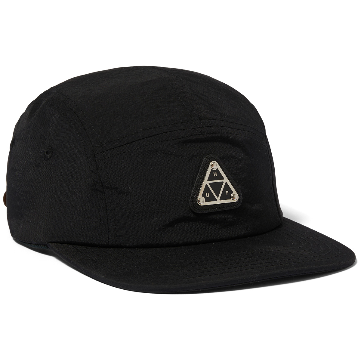 HUF Metal Triple Triangle Volley Hat Black HUF Metal Triple Triangle Volley Hat Black