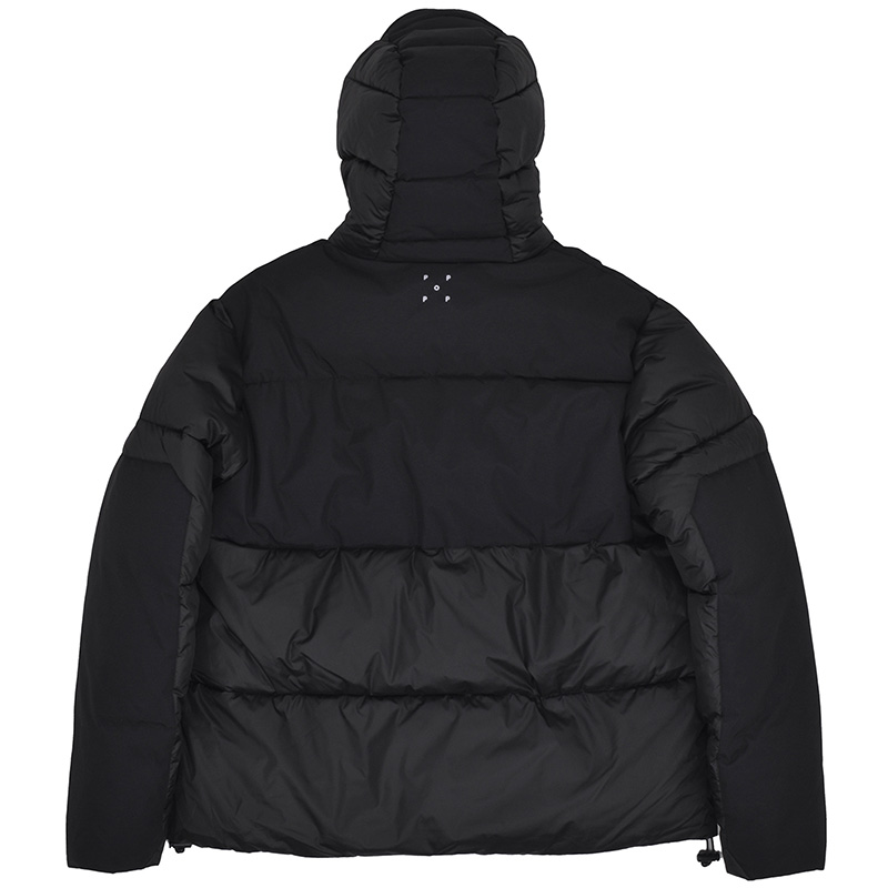 Pop Trading Company Puffer Jacket Black Pop Trading Company Puffer Jacket Black