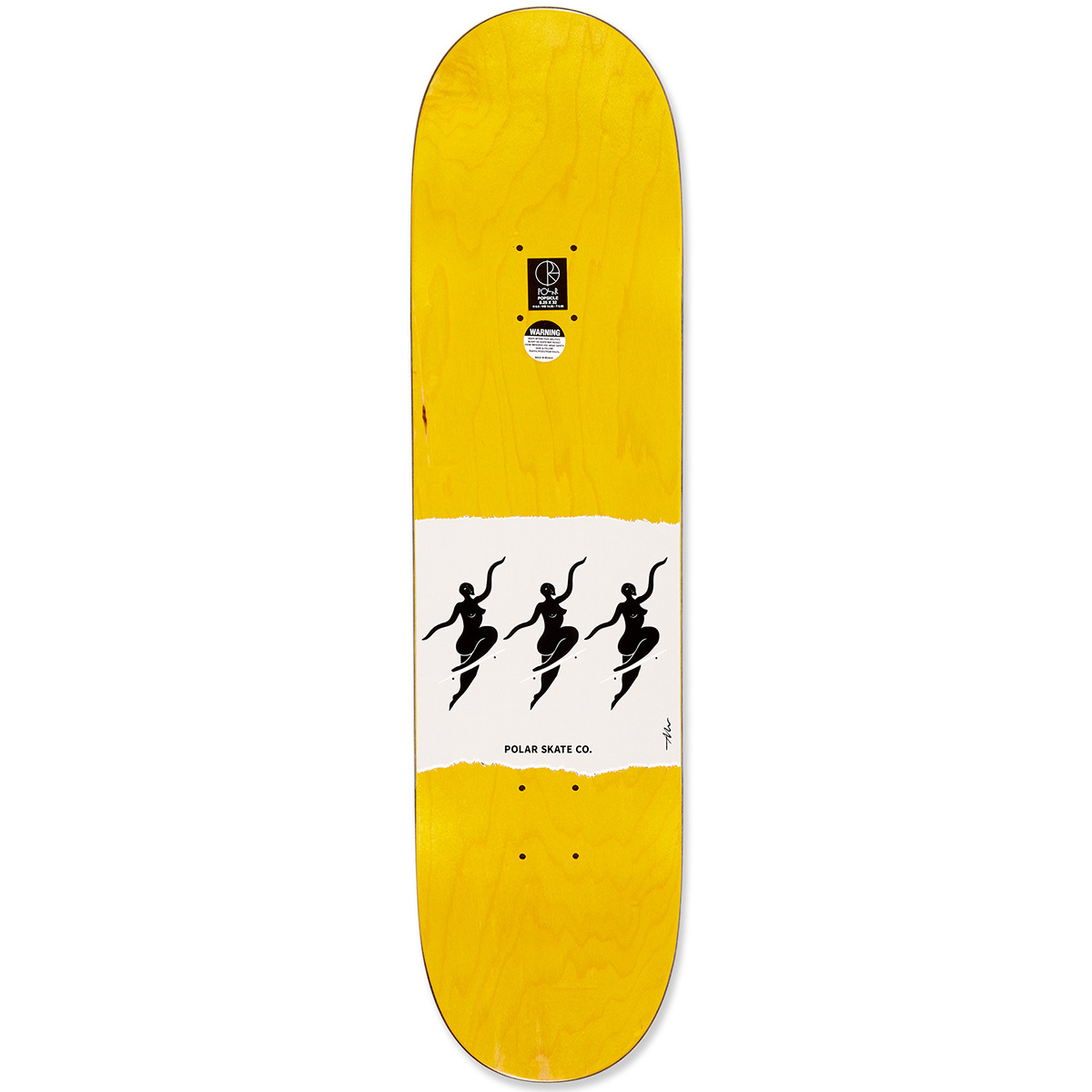 Polar No Complies Team Model Skateboard Deck Red 8.25 Polar No Complies Team Model Skateboard Deck Red 8.25