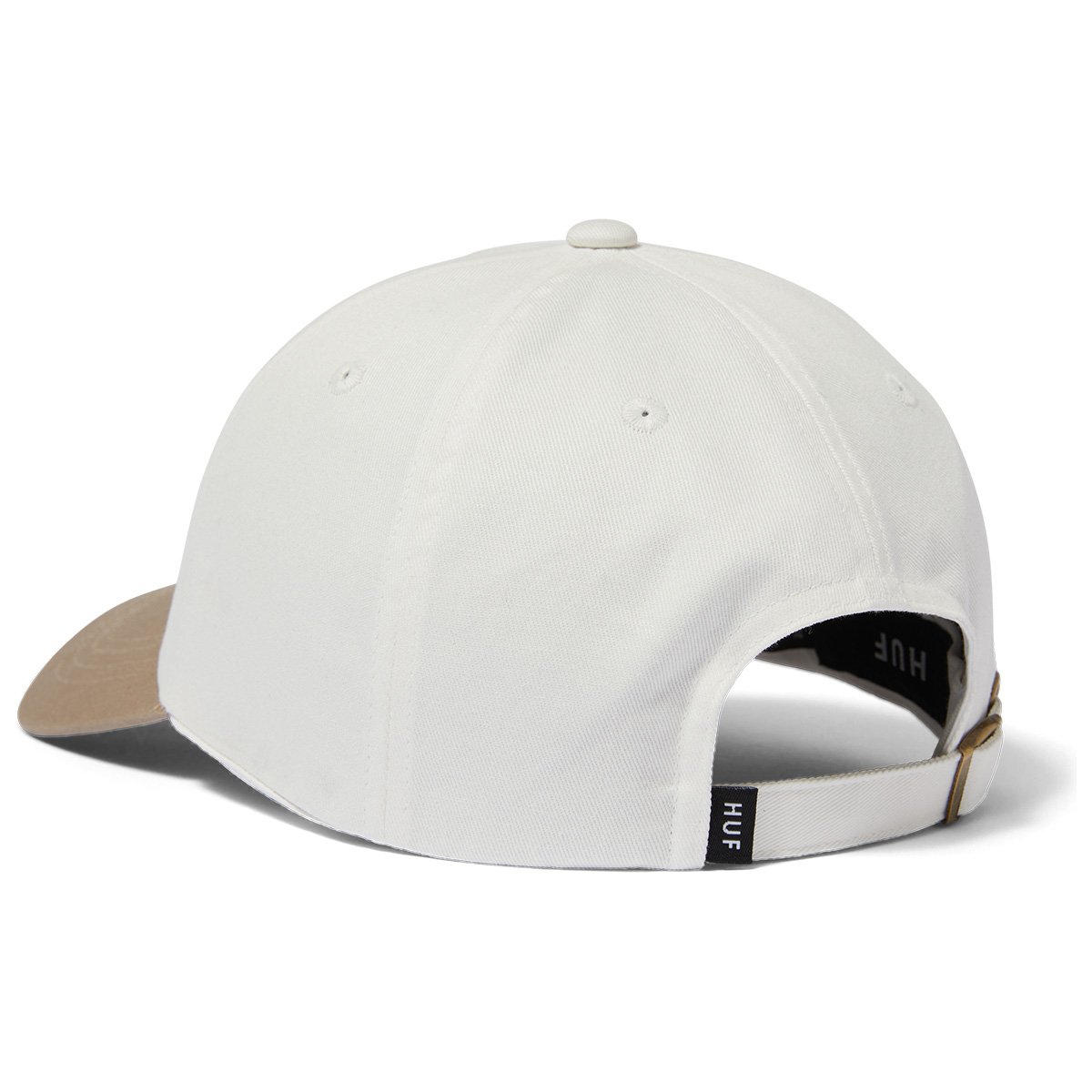 HUF Long Shot CV 6 Panel Hat White