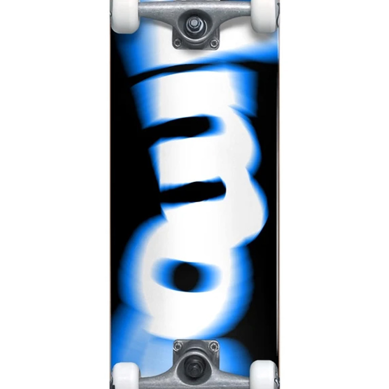 Almost Spin Blur First Push Complete Skateboard Blue 7.625 Almost Spin Blur First Push Complete Skateboard Blue 7.625