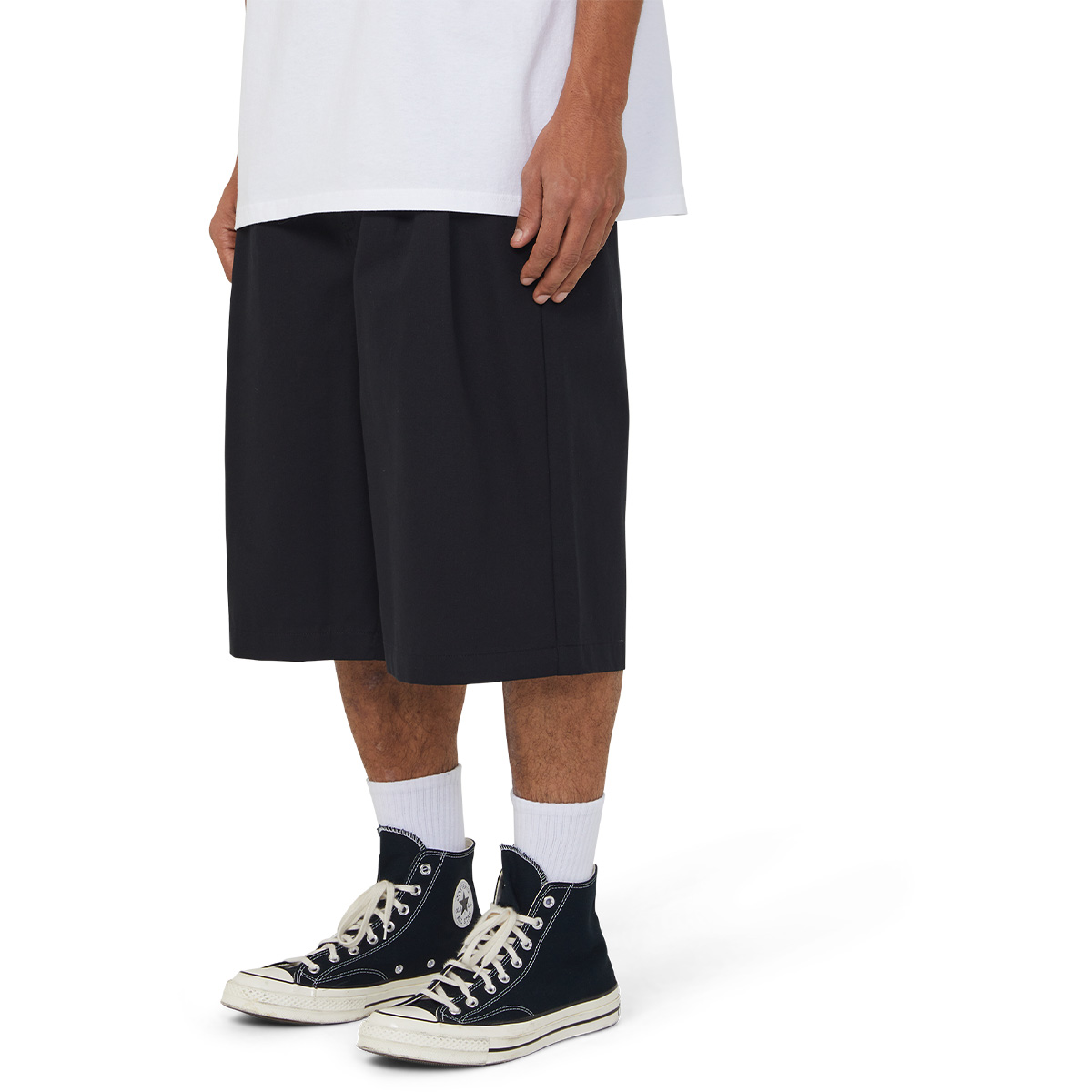HUF Sorta Long Chino Short Black