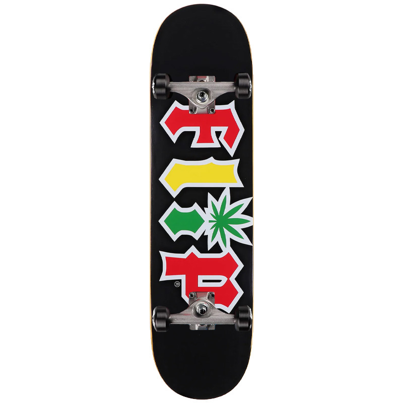 Flip HKD Rasta Complete Skateboard 8.25 Flip HKD Rasta Complete Skateboard 8.25