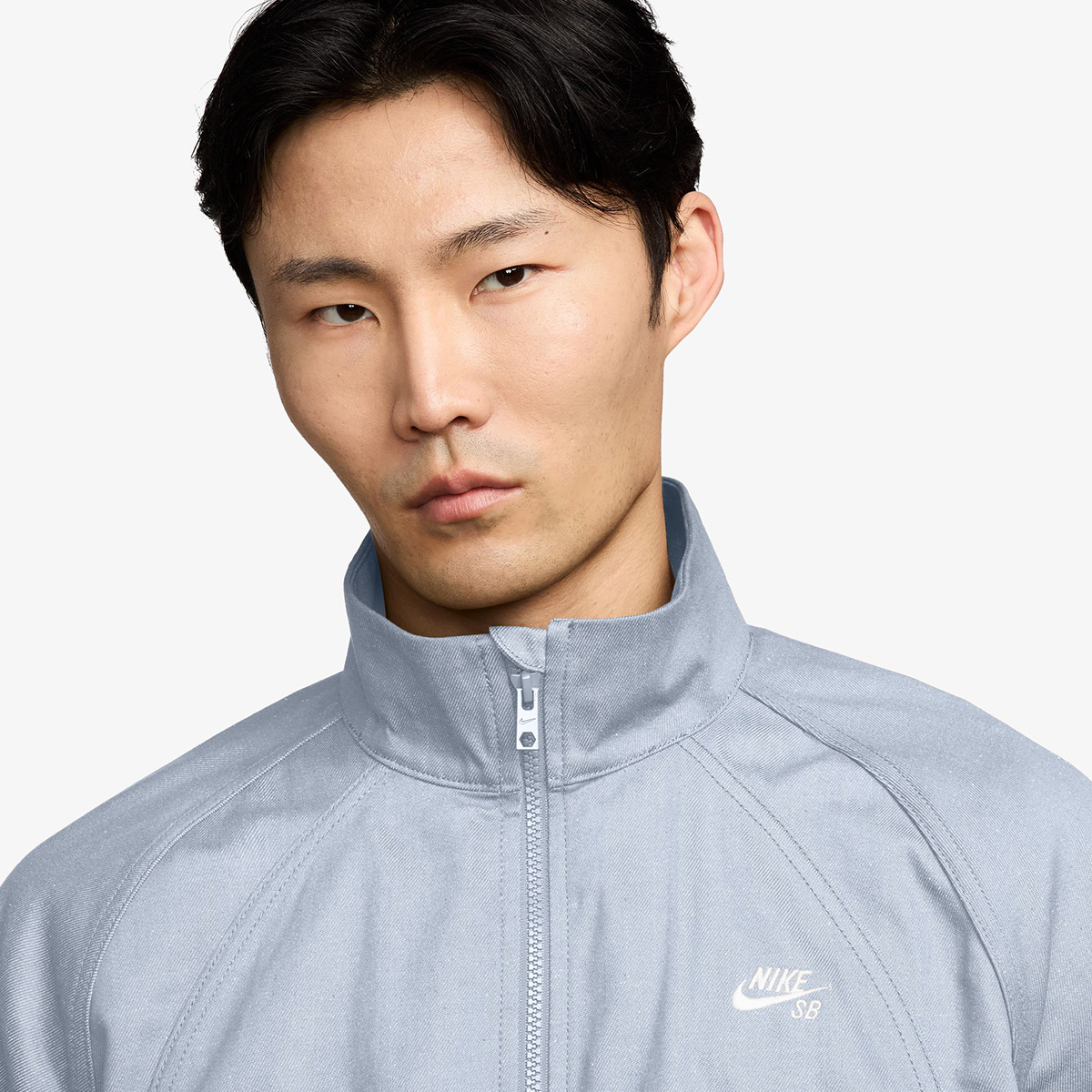 Nike SB Denim Track Jacket Football Grey/White Nike SB Denim Track Jacket Football Grey/White