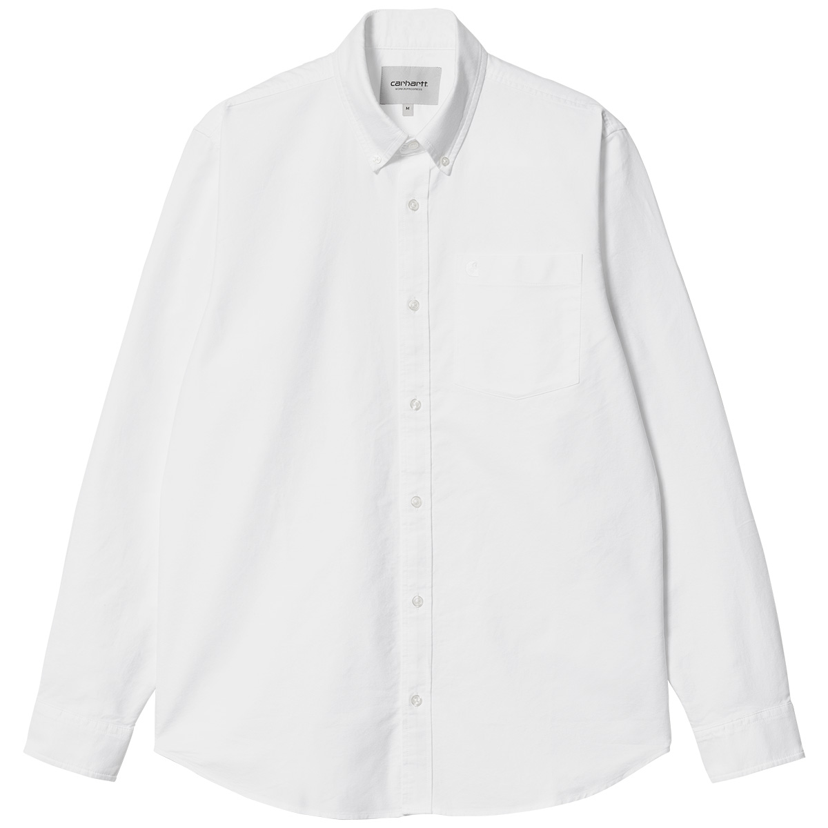 Carhartt WIP C-Logo Longsleeve Shirt White/White