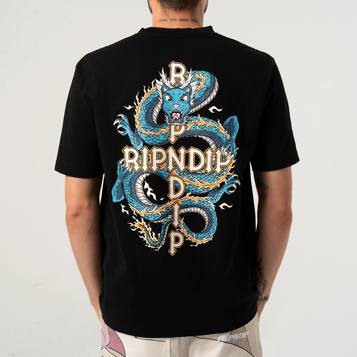 RIPNDIP Shen Nerm T-Shirt Black RIPNDIP Shen Nerm T-Shirt Black